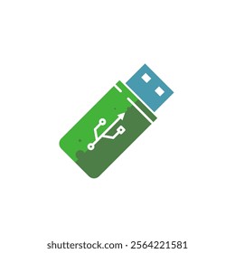 usb drive, pendrive - vector icon