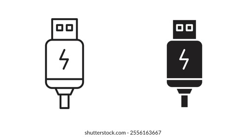 Usb Filled flat icons set for apps and web ui designs.