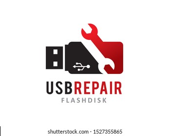 USB or Flash disk logo symbol or icon template