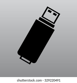 usb flash drive for computer vector icon