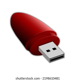 Usb flash drive Descargar o guardar icono Componente de equipo personal