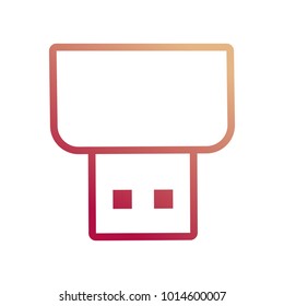 Usb flash drive icon