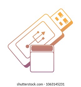 usb flash drive icon