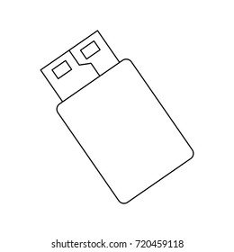 usb flash drive icon