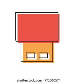 USB flash drive icon