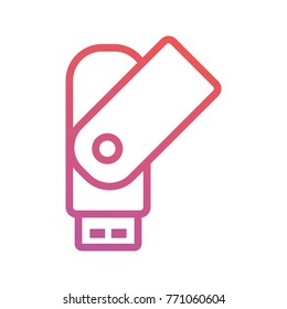 USB flash drive icon