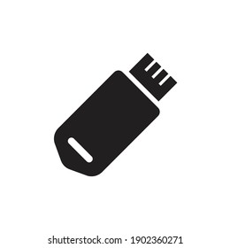 Diseño de iconos de unidad flash USB. ilustración vectorial