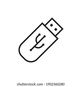 USB Flash drive icon design. vector illustration