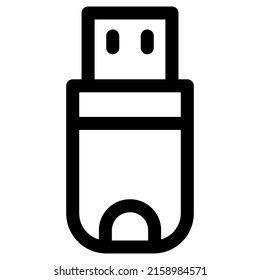 Usb Flash Drive icon design, vector illustration, best used for presentations