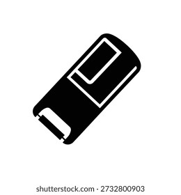 Icono de unidad flash USB Ilustración vectorial de diseño plano aislado sobre fondo blanco