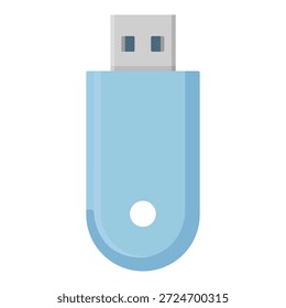 USB Flash Drive Icon Illustration Portable Data Storage Device