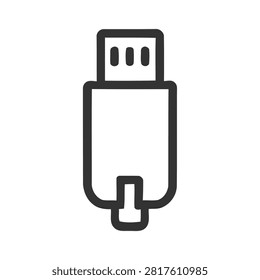 Usb flash drive icon illustration Vector, illustration