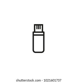 usb flash drive icon. sign design