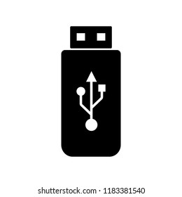 USB flash drive icon symbol vector