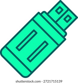 Icono de unidad flash USB símbolo de arte signo