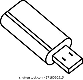 USB Flash Drive Icon Tecnología de almacenamiento de datos