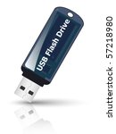 USB flash drive icon, vector