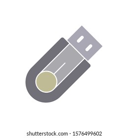 Usb Flash drive icon vector design template