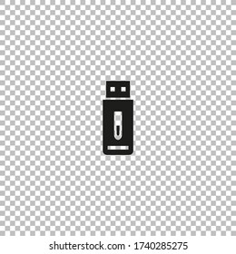 Usb flash drive icon vector illustration.Usb storage sign.