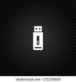 Usb flash drive icon vector illustration.Usb storage sign.