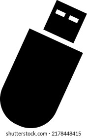 USB flash drive icon vector illustration on white background..eps
