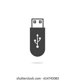 USB flash drive icon vector