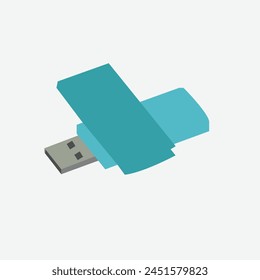 USB Flash Drive isolated on white background