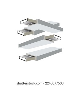 USB-Flash-Laufwerk, USB-Stift, Art, Stift-Laufwerk, Vektorgrafik