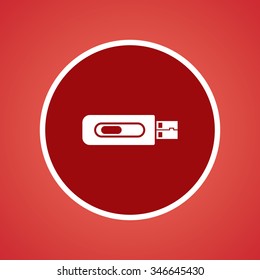 USB Flash Drive or Pen Drive Icon