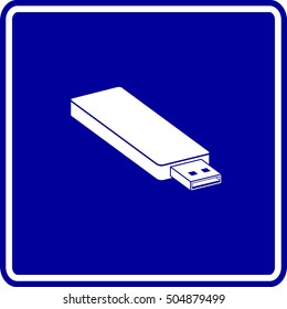 signo de unidad flash usb