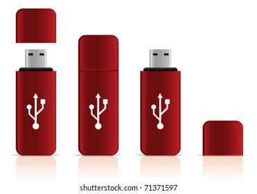 USB Flash drive vector
