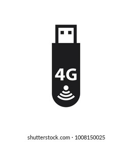 USB flash drive vector icon 