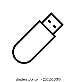 USB flash drive vector icon