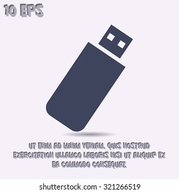  usb flash drive vector icon
