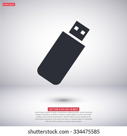  usb flash drive vector icon
