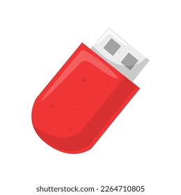 Ilustración de vectores USB Flash Drive - Vector EPS 10