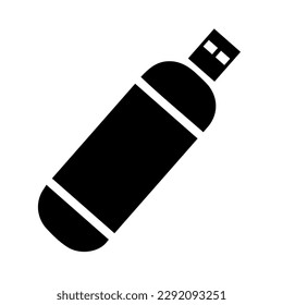USB flash drive vector in simple design