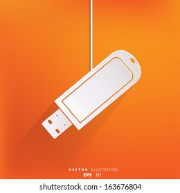 Usb flash drivo web icon
