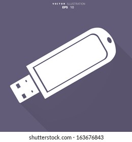 Usb flash drivo web icon