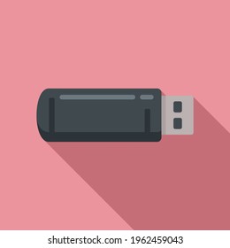 Icono de flash Usb. Ilustración plana del icono del vector flash Usb para el diseño web