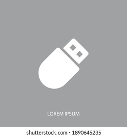 Usb Flash icon. Vector illustration EPS 10.