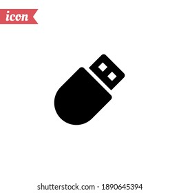 Usb Flash icon. Vector illustration EPS 10.