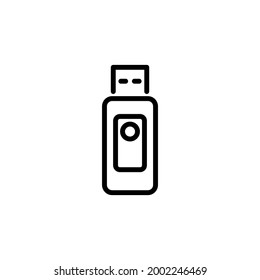 USB Flat Icon Design Illustration