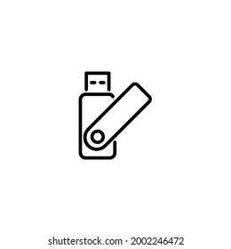 USB Flat Icon Design Illustration