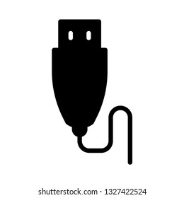 USB glyph icon