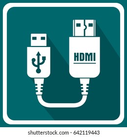 Usb To Hdmi Icon