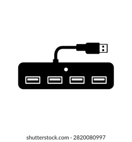 usb hub multiport connectivity device icon