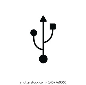 USB icon ,connector icon vector illustration
