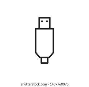 USB icon ,connector icon vector illustration