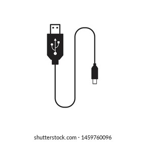 USB icon ,connector icon vector illustration